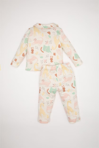 Resim Defacto Kız Bebek Sweat Takım D8289A5/ER233