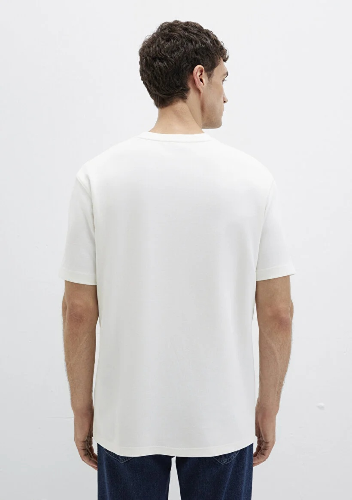 Resim Mavi Erkek T-shirt M0612731-70057