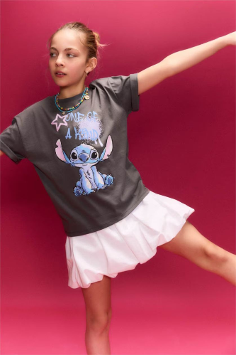 Resim Defacto Kız Çocuk T-shirt H0724A8/AR58