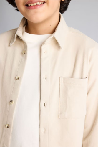 Resim Defacto Erkek Çocuk Uzun Kol Gömlek G8764A8/BG106