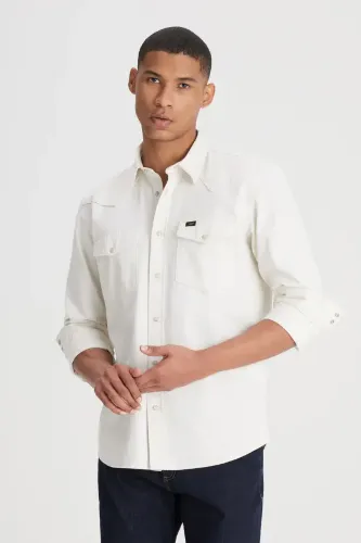 Resim Lee Non-Denim Uzun Kol Erkek Gömlek L241514614(ML241514614)