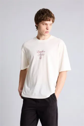 Resim Defacto Erkek T-shirt G5614AX/ER105