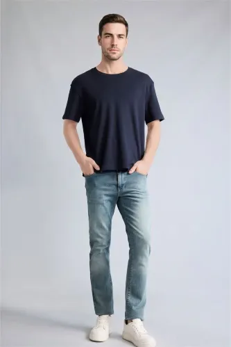 Resim Defacto Erkek T-shirt G7059AX/NV64