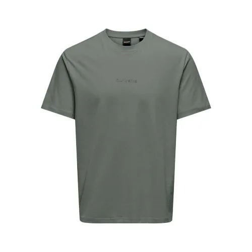 Resim Only & Sons Onslevı Lıfe Reg Text Ss Tee Noos Erkek T-Shirt 22028147