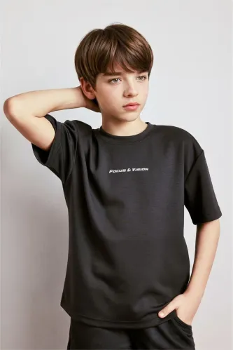 Resim Defacto Erkek Çocuk T-shirt H3041A8/AR31