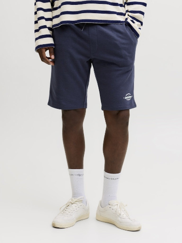 Resim Jack & Jones Jpstgordon Brandon Sweat Shorts Mıd Erkek Penye Şort 12292136