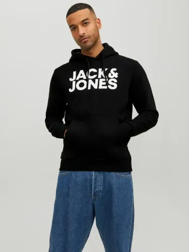 Resim Jack & Jones Jjecorp Logo Sweat Hood Noos Erkek Sweat 12152840