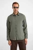 Resim Süvari Modal Slim Fit Uzun Kol Erkek Gömlek Sgm1008400027