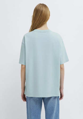 Resim Mavi Kadın T-shirt M1613884-71456