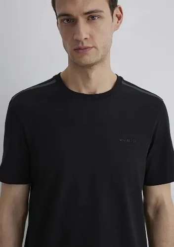 Resim Mavi Erkek T-shirt M0612689-900