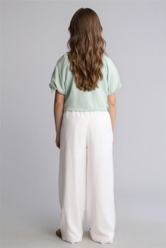 Resim Defacto Kız Çocuk Kanvas Pantolon H1224A8/WT34