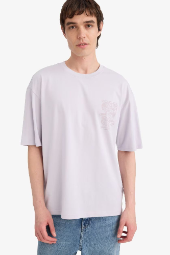 Resim Defacto Erkek T-shirt F9696AX/PR307