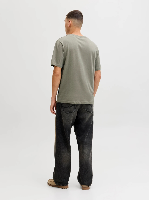 Resim Jack & Jones Jjdevın Daytona Prınt Tee Ss Crew Ln Erkek T-Shirt 12290173