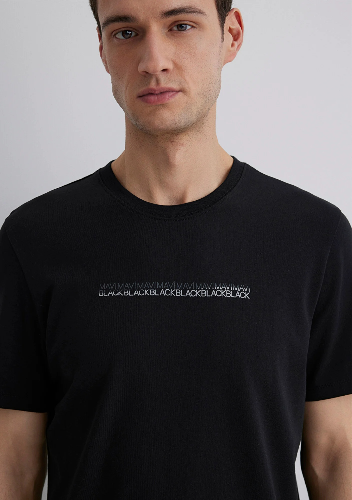 Resim Mavi Erkek T-shirt M0612647-900