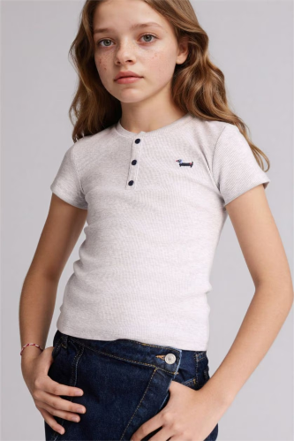 Resim Defacto Kız Çocuk T-shirt H1066A8/GR400