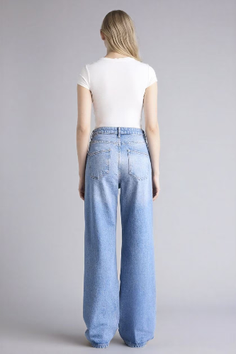 Resim Defacto Kadın Jean Pantolon G3542AX/NM85