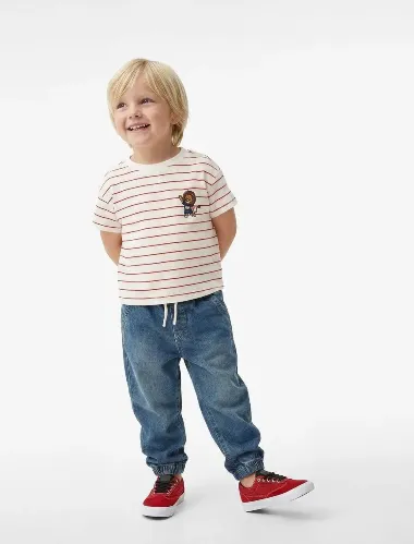 Resim Koton Erkek Bebek T-shirt 6SMB10219TK