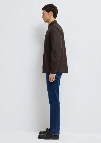 Resim Mavi Erkek Uzun Kol Gömlek M0212063-70219