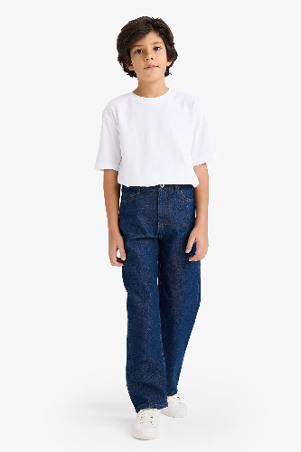 Resim Defacto Erkek Çocuk Jean Pantolon F9384A8/NM34