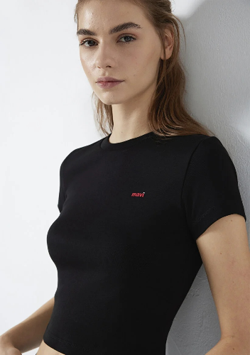 Resim Mavi Kadın T-shirt M1613848-900