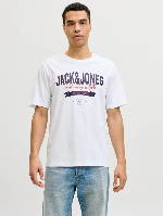 Resim Jack & Jones Jjelogo Tee Ss O-Neck 2 Col Ss26 Sn Erkek T-shirt 12288016