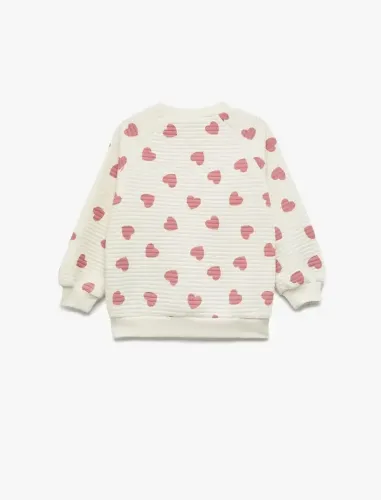Resim Koton Kız Bebek Sweat 7WMG10004AK