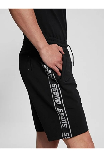 Resim Guess Athleisure  Erkek  Kot&Kanvas Şort Z2YD02K6ZS1-JBLK Arlo Short