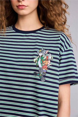 Resim Defacto Kadın T-shirt G0844AX/NV105