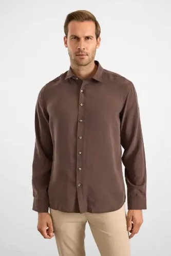 Resim Süvari Modal Slim Fit Uzun Kol Erkek Gömlek Sgm1008400027