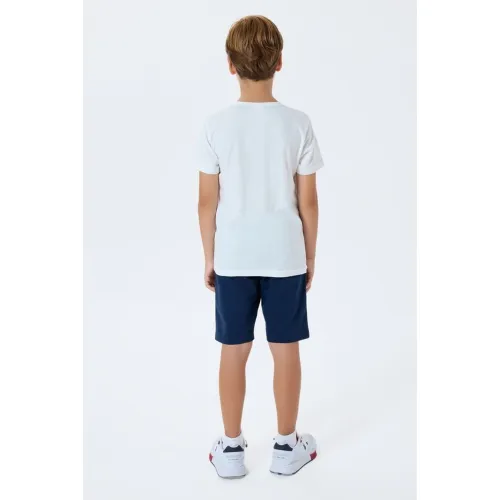 Resim U.S. Polo Assn Kids Erkek Çocuk Şort Takım Us2404-4