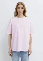 Resim Mavi Baskılı Kadın T-shirt M1613884-70513