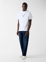 Resim Guess  Erkek  T-shirt M6RI23K8FQ4-G011 Ss Cn Terry Logo Tee