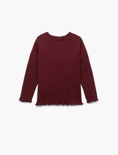 Resim Koton Kız Bebek Sweat 7WMG10020AK