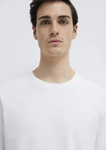 Resim Mavi Erkek T-shirt M0611596-620