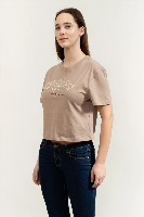 Resim Guess Athleisure  Kadın  T-shirt V6GI04K2965-A10L Arıanna Ss Cn Boxy T-Shırt