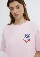 Resim Mavi Kadın T-shirt M1613926-89200