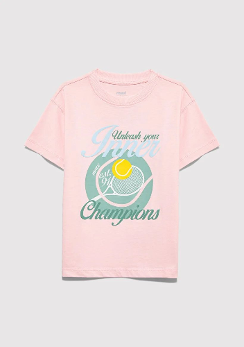 Resim Mavi Kız Çocuk T-shirt M7610396-71007