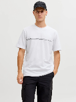 Resim Jack & Jones Jcofusıon Chest Brand Tee Ss Crew Noos Erkek T-Shirt 12289936