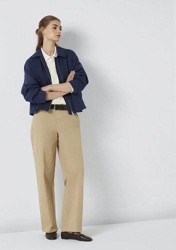 Resim Mavi Kadın Kanvas Pantolon M1011160-70370