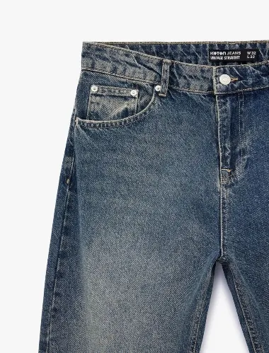 Resim 7WAM40063ND Erkek Jean Pantolon