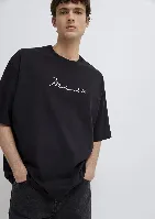 Resim Mavi Erkek T-shirt M0613191-900