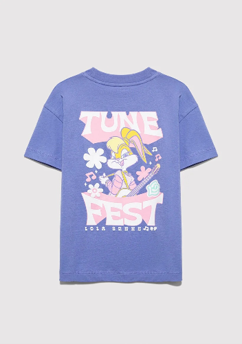 Resim Mavi Kız Çocuk T-shirt M7610416-70662