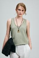 Resim Lufian Clara Kadın Triko T-shirt 121090056