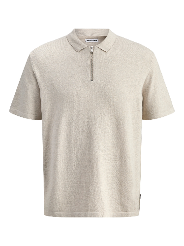 Resim Jack & Jones Jjeemıl Knıt Zıp Polo Ss Sn Erkek Gömlek 12288260