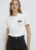 Resim Mavi Kadın T-shirt M1613723-70057