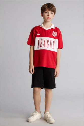 Resim Defacto Erkek Çocuk Penye Şort H2675A8/BK27