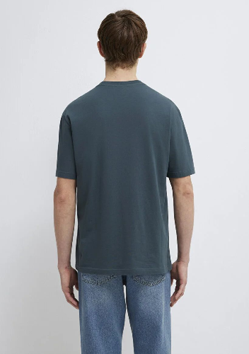 Resim Mavi Logo Tişört Yosun Yeşili Erkek T-Shirt M0611711-71598