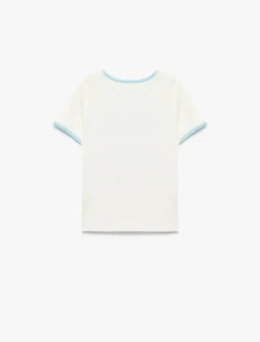 Resim Koton Kız Çocuk T-shirt 6SKG10634AK
