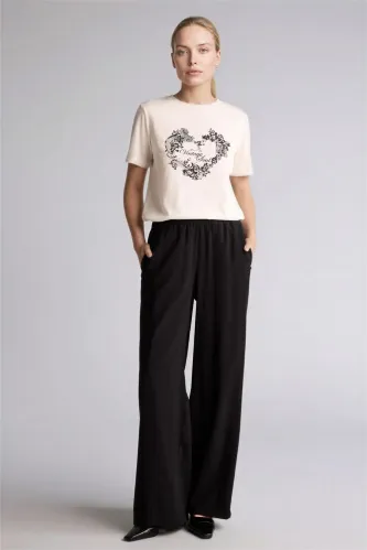 Resim Defacto Kadın T-shirt H1435AX/ER105