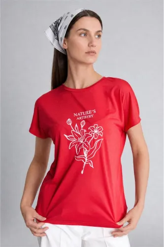 Resim Defacto Kadın T-Shirt E4352Ax/Rd256